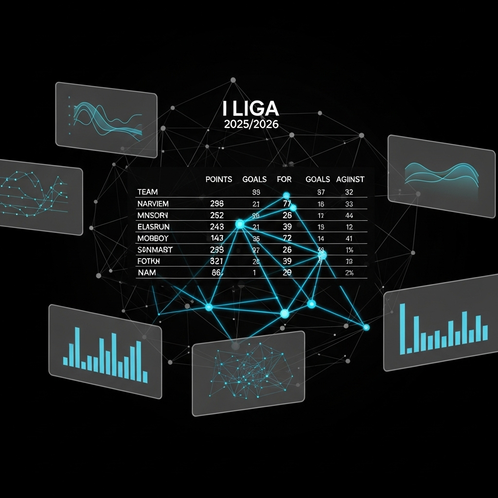Betclic I liga rankingi: aktualna tabela i statystyki na sezon 2025/2026